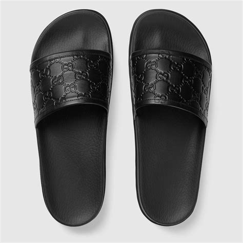 gucci slides on someone|Gucci slides men real.